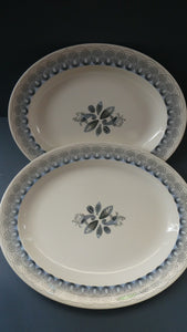 Vintage 1950s Wedgwood LARGER SERVING PLATTER. Persephone / Harvest Festival Pattern