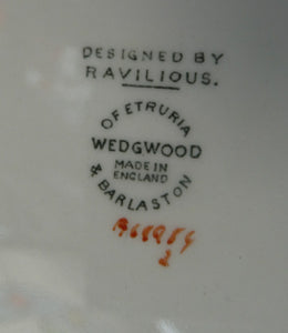 Vintage 1950s Wedgwood SIX SOUP or PASTA BOWLS. Persephone / Harvest Festival Pattern