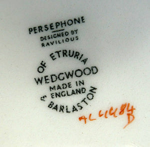 ERIC RAVILIOUS. Vintage Wedgwood Large Lidded Tureen. Persephone / Harvest Festival Pattern with Stylised Fish