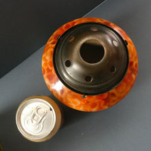 Load image into Gallery viewer, 1920s Art Deco Czech Glass Lamp with Oriental Motifs
