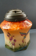 Load image into Gallery viewer, 1920s Art Deco Czech Glass Lamp with Oriental Motifs
