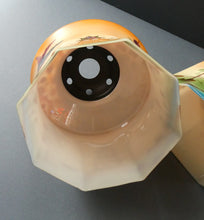 Load image into Gallery viewer, 1920s Art Deco Czech Glass Lamp with Oriental Motifs
