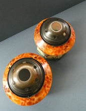 Load image into Gallery viewer, 1920s Art Deco Czech Glass Lamp with Oriental Motifs

