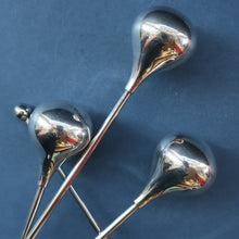 Load image into Gallery viewer, CLASSIC DANISH DESIGN. Set of Four Silver Plate Drinks Coolers (Asba, 1960s). Designed by Piet Hein, Demark
