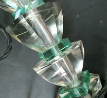 Load image into Gallery viewer, 1930s Crystal Faceted Stacked Table Lamp. 
