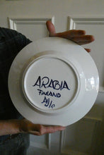 Load image into Gallery viewer, Arabia Finland 1960s Large Plate or Platter Paju Pattern  Anna (Anja) Jaatinen Winquist

