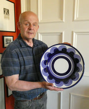 Load image into Gallery viewer, Arabia Finland 1960s Large Plate or Platter Paju Pattern  Anna (Anja) Jaatinen Winquist
