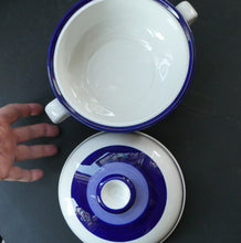 Load image into Gallery viewer, Arabia Finland 1960s Pidded Dish Paju Pattern  Anna (Anja) Jaatinen Winquist

