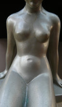 Load image into Gallery viewer, Frankart Cast Metal 1920s Art Deco Nude Ladies Bookends. Alabaster Base
