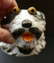 Load image into Gallery viewer, Rare Late 19th Century Continental Ceramic Tobacco Jar. Terrier Head
