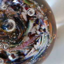 Load image into Gallery viewer, SCOTTISH Caithness Glass Paperweight:  MYRIAD (Amber). Made at Oban Studios;  1978
