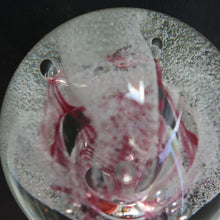 Load image into Gallery viewer, SCOTTISH PAPERWEIGHT. 1993 CAITHNESS GLASS Paperweight entitled CONGRATULATIONS by Margot Thomson
