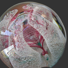 Load image into Gallery viewer, SCOTTISH PAPERWEIGHT. 1993 CAITHNESS GLASS Paperweight entitled CONGRATULATIONS by Margot Thomson
