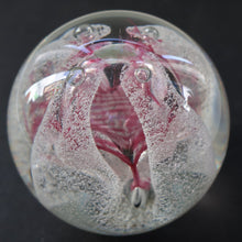 Load image into Gallery viewer, SCOTTISH PAPERWEIGHT. 1993 CAITHNESS GLASS Paperweight entitled CONGRATULATIONS by Margot Thomson
