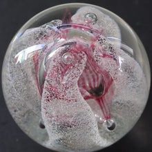 Load image into Gallery viewer, SCOTTISH PAPERWEIGHT. 1993 CAITHNESS GLASS Paperweight entitled CONGRATULATIONS by Margot Thomson
