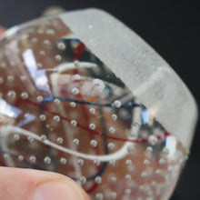 Load image into Gallery viewer, SCOTTISH PAPERWEIGHT. 1981 Scottish CAITHNESS GLASS Paperweight entitled CONGRATULATIONS by Colin Terris
