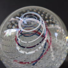 Load image into Gallery viewer, SCOTTISH PAPERWEIGHT. 1981 Scottish CAITHNESS GLASS Paperweight entitled CONGRATULATIONS by Colin Terris
