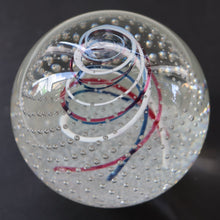Load image into Gallery viewer, SCOTTISH PAPERWEIGHT. 1981 Scottish CAITHNESS GLASS Paperweight entitled CONGRATULATIONS by Colin Terris
