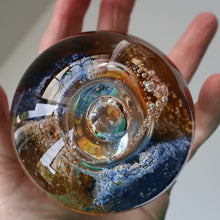 Load image into Gallery viewer, Vintage 1990 Scottish CAITHNESS GLASS Paperweight entitled COSMOS by Margot Thomson
