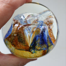 Load image into Gallery viewer, Vintage 1990 Scottish CAITHNESS GLASS Paperweight entitled COSMOS by Margot Thomson
