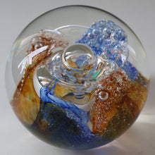 Load image into Gallery viewer, Vintage 1990 Scottish CAITHNESS GLASS Paperweight entitled COSMOS by Margot Thomson

