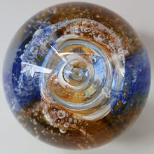 Load image into Gallery viewer, Vintage 1990 Scottish CAITHNESS GLASS Paperweight entitled COSMOS by Margot Thomson
