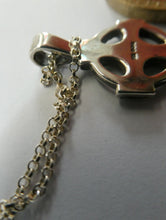 Load image into Gallery viewer, Vintage 1990s Hallmarked Silver Iona Cross Pendant
