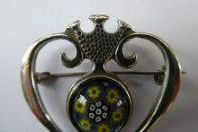 Load image into Gallery viewer, 1970s Caithness Jewellery Brooch. Hallmarked Silver Luckenbooth Design
