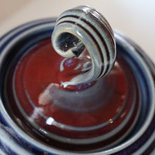 Load image into Gallery viewer, SCOTTISH POTTERY. Studio Pottery Lidded Pot by John Maguire, Perthshire

