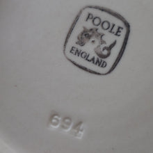 Load image into Gallery viewer, TALL 1950s Freeform Poole Bottle Vase by Alfred Rhead (PLC Pattern; 694 Shape). 14 1/4 inches
