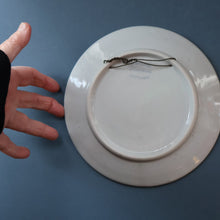 Load image into Gallery viewer, SCOTTISH POTTERY. Hand-Painted Highland Landscape HIGHLAND Stoneware Plate
