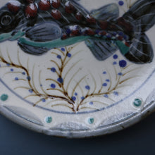 Load image into Gallery viewer, SCOTTISH POTTERY. Hand-Painted Fish Decoration HIGHLAND Stoneware Plate 
