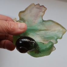 Load image into Gallery viewer, Contemporary DAUM Pate de Verre "Petit Escargot Nature" Dish. Boxed

