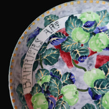 Load image into Gallery viewer, SCOTTISH POTTERY Bowl. 1916 Large Size DOLLY WATSON (Bough Interest) Pottery Fruit Bowl with Motto Decoraton on Rim
