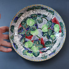 Load image into Gallery viewer, SCOTTISH POTTERY Bowl. 1916 Large Size DOLLY WATSON (Bough Interest) Pottery Fruit Bowl with Motto Decoraton on Rim
