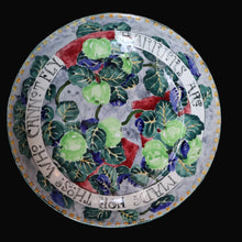 Load image into Gallery viewer, SCOTTISH POTTERY Bowl. 1916 Large Size DOLLY WATSON (Bough Interest) Pottery Fruit Bowl with Motto Decoraton on Rim
