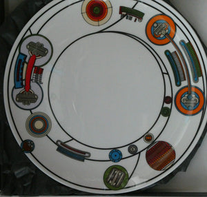 The Kalkulium Suite. Complete Set of SIX Plates Designed by Eduardo Paolozzi (1924 - 2005) for WEDGWOOD