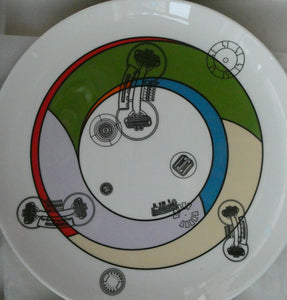 The Kalkulium Suite. Complete Set of SIX Plates Designed by Eduardo Paolozzi (1924 - 2005) for WEDGWOOD