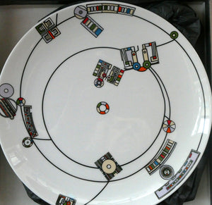The Kalkulium Suite. Complete Set of SIX Plates Designed by Eduardo Paolozzi (1924 - 2005) for WEDGWOOD