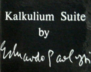 The Kalkulium Suite. Complete Set of SIX Plates Designed by Eduardo Paolozzi (1924 - 2005) for WEDGWOOD