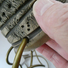 Load image into Gallery viewer, RARE Vintage 1960s POOLE POTTERY Lamp. ATLANTIS Design by Carol Kellett
