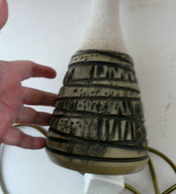 Load image into Gallery viewer, RARE Vintage 1960s POOLE POTTERY Lamp. ATLANTIS Design by Carol Kellett
