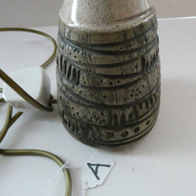Load image into Gallery viewer, RARE Vintage 1960s POOLE POTTERY Lamp. ATLANTIS Design by Carol Kellett
