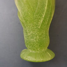 Load image into Gallery viewer, LARGE Contemporary DAUM Pate de Verre ORCHID Vase.  8 1/4 inches in height (Boxed)
