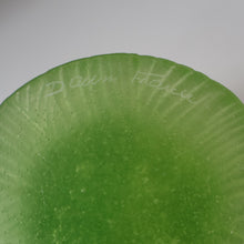 Load image into Gallery viewer, LARGE Contemporary DAUM Pate de Verre ORCHID Vase.  8 1/4 inches in height (Boxed)
