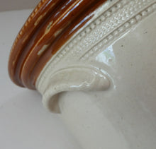 Load image into Gallery viewer, Antique Buchan Pottery Large Stoneware 7lb Storage Crock . BUTTERCUP DAIRY Company
