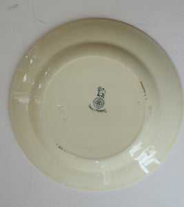 COLOURED.  1920s Royal Doulton Daily Mirror Pip, Squeak & Wilfred Side Plate. 6 1/2 inches diameter. EXTREMELY RARE