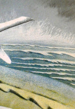 Load image into Gallery viewer, Original JOHN TUNNARD Lithograph (1947) Entitled Holiday. Baynard Press for School Prints Ltd (London) Issue
