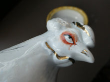 Load image into Gallery viewer, Late 19th Century Antique Victorian WHITE Staffordshire Hen on Yellow Nest
