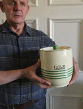 Load image into Gallery viewer, 1940s Mintons Storage Jar Canister Art Deco Solano Ware John Wadsworth Spice
